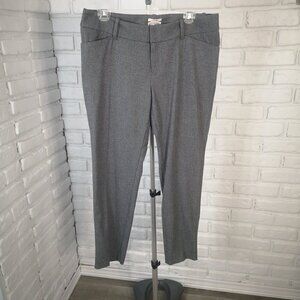 Merona Stretch Ladies Size 10 Grey Modern Style Dress Pants